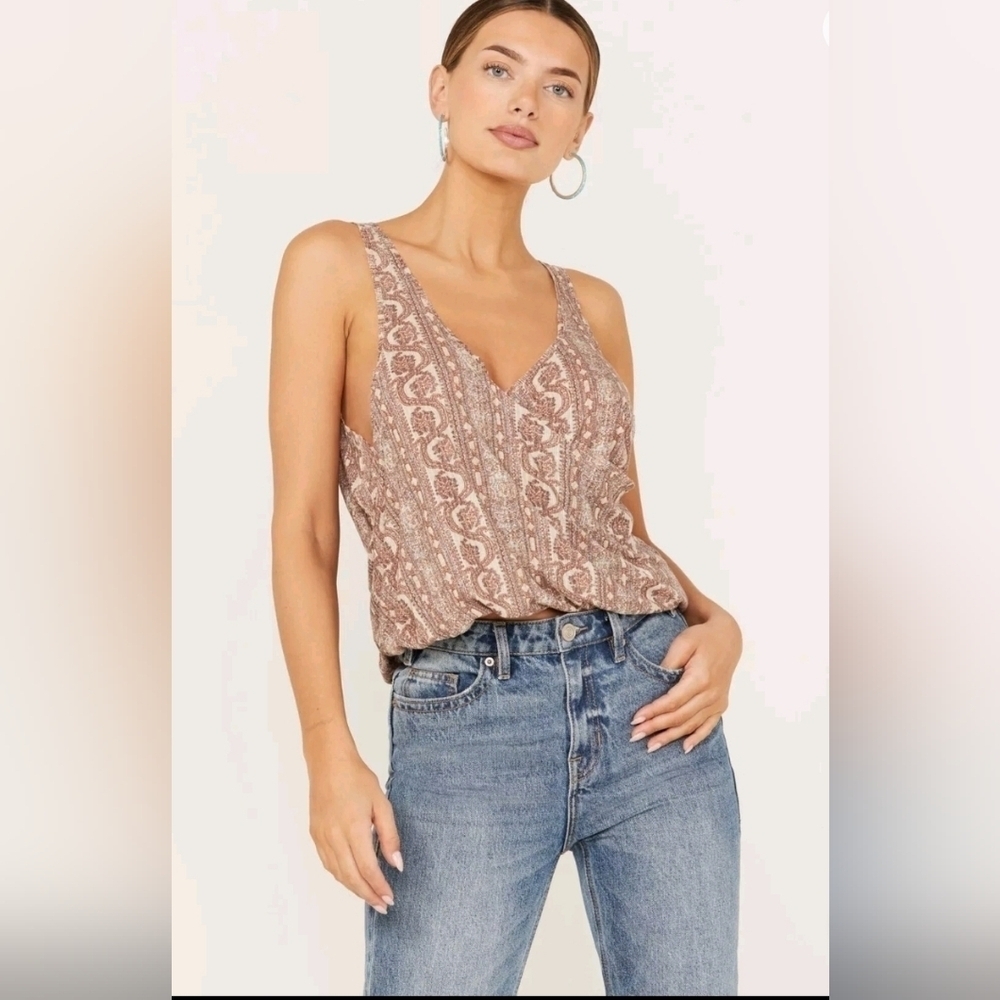 NWT Free People We The Free Your Twised Tank Top L
